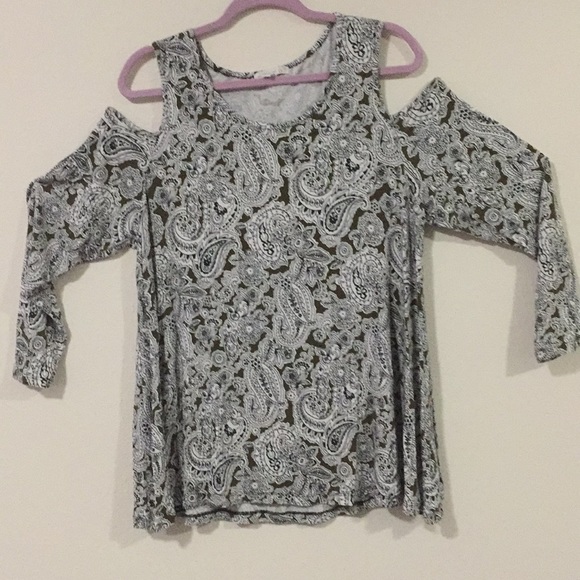 Dress Barn Tops - Cold shoulder top/Westport